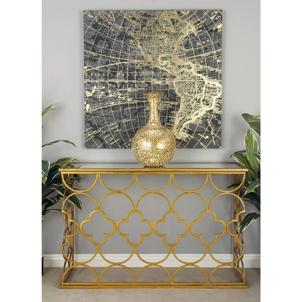 Best Pirce π₯° Gold Glam Metal Console Table, 31" x 49" by Ivory and Iris π 7 Best Pirce π₯° Gold Glam Metal Console Table, 31" x 49" by Ivory and Iris π - Image 7