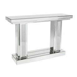 Promo π Silver Glam Wood Console Table, 32" x 48" by Ivory and Iris π€©