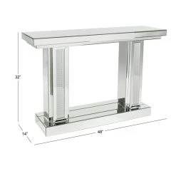 Promo π Silver Glam Wood Console Table, 32" x 48" by Ivory and Iris π€© 20 Promo π Silver Glam Wood Console Table, 32" x 48" by Ivory and Iris π€© -Cheap Ivory and Iris Store D401862S 10