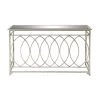 Outlet 🌟 Silver Traditional Metal Console Table, 32" x 54" by Ivory and Iris 🎉