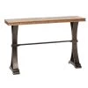 Outlet ✨ Brown Industrial Wood Console Table, 31" x 51" by Ivory and Iris 🌟