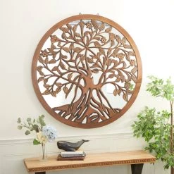 Outlet ✨ Brown Industrial Wood Console Table, 31" x 51" by Ivory and Iris 🌟 -Cheap Ivory and Iris Store D401877S 8