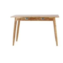 Coupon 🤩 Natural Brown Modern Wood Console Table, 29" x 45" by Ivory and Iris 🔔 -Cheap Ivory and Iris Store D401880S 4