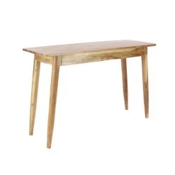 Coupon 🤩 Natural Brown Modern Wood Console Table, 29" x 45" by Ivory and Iris 🔔 -Cheap Ivory and Iris Store D401880S 5