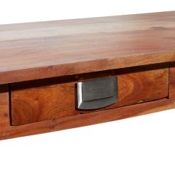Coupon 🤩 Natural Brown Modern Wood Console Table, 29" x 45" by Ivory and Iris 🔔 -Cheap Ivory and Iris Store D401880S 6