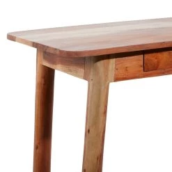 Coupon 🤩 Natural Brown Modern Wood Console Table, 29" x 45" by Ivory and Iris 🔔 -Cheap Ivory and Iris Store D401880S 7