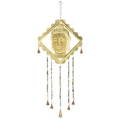Coupon π 30" Gold Metal Buddha Eclectic Windchime by Ivory and Iris π₯°