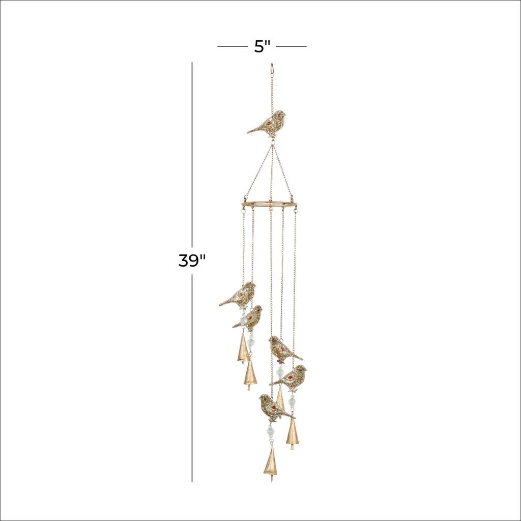 Flash Sale β€οΈ 39" Gold Bird Metal Eclectic Windchime by Ivory and Iris π 6 Flash Sale β€οΈ 39" Gold Bird Metal Eclectic Windchime by Ivory and Iris π - Image 6