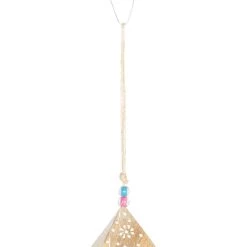 Best reviews of 😍 32" Gold Star Mango Wood Eclectic Style Windchime by Ivory and Iris 🧨 -Cheap Ivory and Iris Store D403359S 5