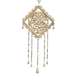 Promo 🥰 29" Gold Metal Tree Eclectic Windchime by Ivory and Iris 🥰