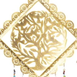 Promo 🥰 29" Gold Metal Tree Eclectic Windchime by Ivory and Iris 🥰 -Cheap Ivory and Iris Store D403365S 3