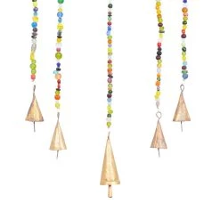 Promo 🥰 29" Gold Metal Tree Eclectic Windchime by Ivory and Iris 🥰 -Cheap Ivory and Iris Store D403365S 4