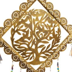 Promo 🥰 29" Gold Metal Tree Eclectic Windchime by Ivory and Iris 🥰 -Cheap Ivory and Iris Store D403365S 6