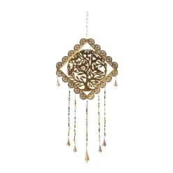 Promo 🥰 29" Gold Metal Tree Eclectic Windchime by Ivory and Iris 🥰 -Cheap Ivory and Iris Store D403365S 8