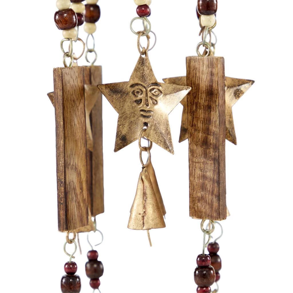 Best deal βοΈ 29" Gold Mango Wood Coastal Windchime by Ivory and Iris π 2 Best deal βοΈ 29" Gold Mango Wood Coastal Windchime by Ivory and Iris π - Image 2