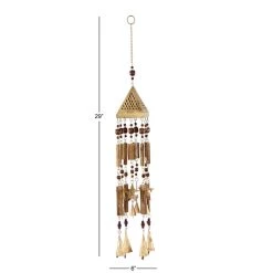 Best deal βοΈ 29" Gold Mango Wood Coastal Windchime by Ivory and Iris π 8 Best deal βοΈ 29" Gold Mango Wood Coastal Windchime by Ivory and Iris π -Cheap Ivory and Iris Store D403374S 4