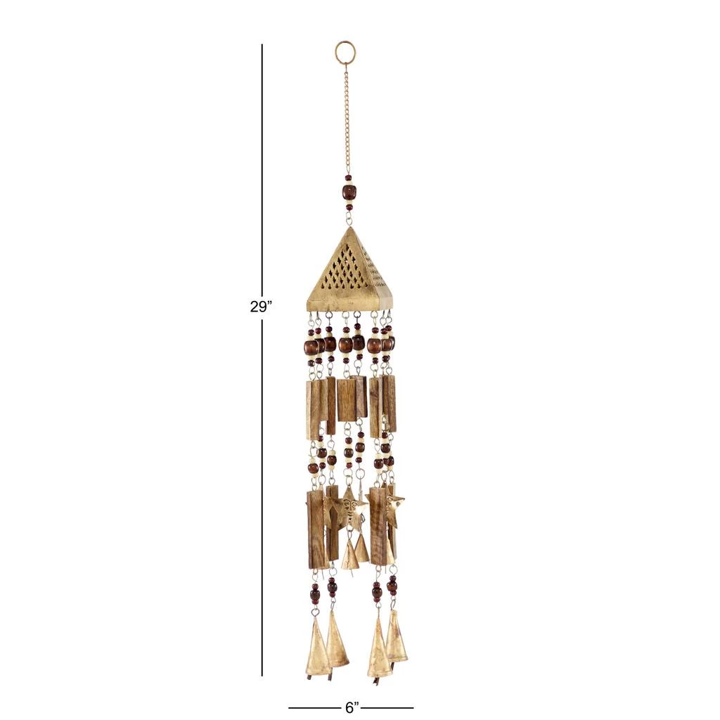 Best deal βοΈ 29" Gold Mango Wood Coastal Windchime by Ivory and Iris π 4 Best deal βοΈ 29" Gold Mango Wood Coastal Windchime by Ivory and Iris π - Image 4