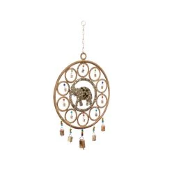 Best Pirce 🎁 27" Gold Elephant Dreamcatcher Windchime by Ivory and Iris 🎉 -Cheap Ivory and Iris Store D403375S 2
