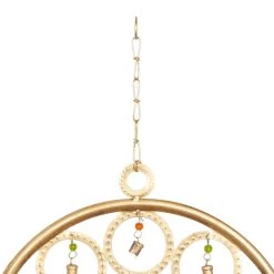 Best Pirce 🎁 27" Gold Elephant Dreamcatcher Windchime by Ivory and Iris 🎉 -Cheap Ivory and Iris Store D403375S 4