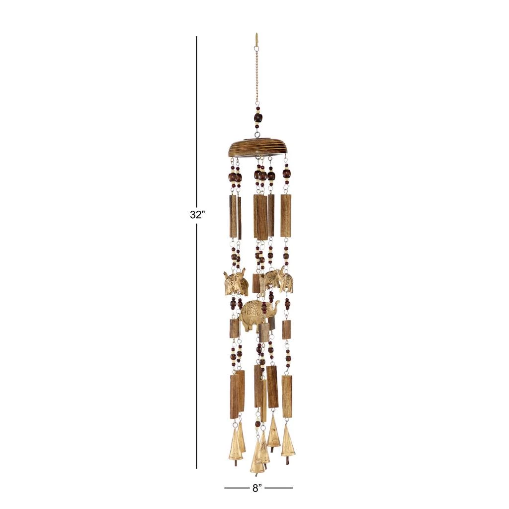 Best Sale π 32" Brown Elephant Mango Wood Coastal Windchime by Ivory and Iris π 3 Best Sale π 32" Brown Elephant Mango Wood Coastal Windchime by Ivory and Iris π - Image 3