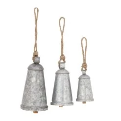 Wholesale 😍 Gray Metal Rustic Windchime Set by Ivory and Iris 😉
