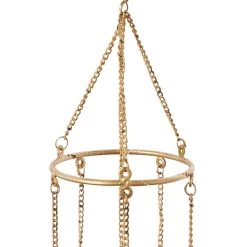 New 🧨 41" Gold Sun Eclectic Windchime by Ivory and Iris 😍 -Cheap Ivory and Iris Store D403384S 2