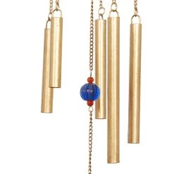 New 🧨 41" Gold Sun Eclectic Windchime by Ivory and Iris 😍 -Cheap Ivory and Iris Store D403384S 3