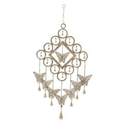 Cheap 🔥 Brass Butterflies Metal Eclectic Windchime by Ivory and Iris 🥰