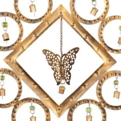 Cheap 🔥 Brass Butterflies Metal Eclectic Windchime by Ivory and Iris 🥰 -Cheap Ivory and Iris Store D403391S 4