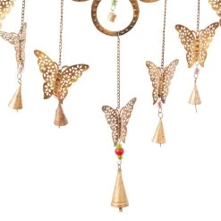 Cheap 🔥 Brass Butterflies Metal Eclectic Windchime by Ivory and Iris 🥰 -Cheap Ivory and Iris Store D403391S 7