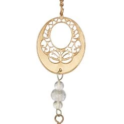 New 🛒 Gold Metal Boho Windchime by Ivory and Iris 😀 -Cheap Ivory and Iris Store D403393S 4