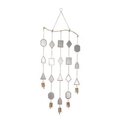 Top 10 🛒 32" Brown Metal Eclectic Mirror Wind Chime by Ivory and Iris 😍