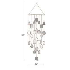 Top 10 🛒 32" Brown Metal Eclectic Mirror Wind Chime by Ivory and Iris 😍 -Cheap Ivory and Iris Store D403400S 5