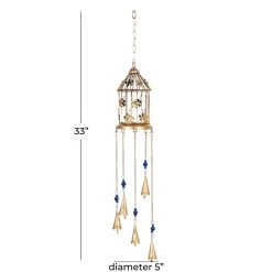 Brand new π― 33" Gold Metal Floral Eclectic Wind Chime by Ivory and Iris π 16 Brand new π― 33" Gold Metal Floral Eclectic Wind Chime by Ivory and Iris π -Cheap Ivory and Iris Store D403401S 8