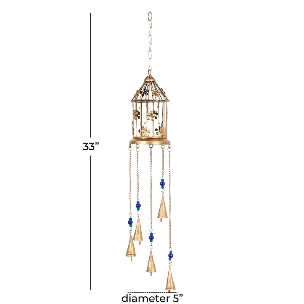 Brand new π― 33" Gold Metal Floral Eclectic Wind Chime by Ivory and Iris π 8 Brand new π― 33" Gold Metal Floral Eclectic Wind Chime by Ivory and Iris π - Image 8