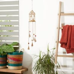 Brand new π― 33" Gold Metal Floral Eclectic Wind Chime by Ivory and Iris π 17 Brand new π― 33" Gold Metal Floral Eclectic Wind Chime by Ivory and Iris π -Cheap Ivory and Iris Store D403401S 9