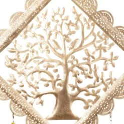 Promo 😀 29" Gold Metal Tree Eclectic Wind Chime by Ivory and Iris 🎉 -Cheap Ivory and Iris Store D403411S 3