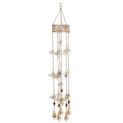 Cheap 🥰 34" Gold Metal Traditional Butterfly Wind Chime by Ivory and Iris 💯