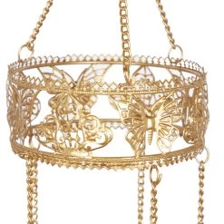 Cheap 🥰 34" Gold Metal Traditional Butterfly Wind Chime by Ivory and Iris 💯 -Cheap Ivory and Iris Store D403412S 5