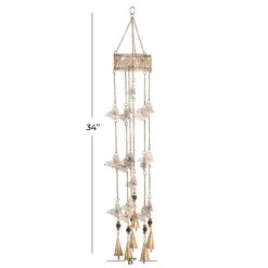 Cheap 🥰 34" Gold Metal Traditional Butterfly Wind Chime by Ivory and Iris 💯 -Cheap Ivory and Iris Store D403412S 6