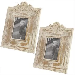 Deals 🤩 2 Pack Whitewashed Vintage Style 11" x 14" Frame by Ivory and Iris 😀 -Cheap Ivory and Iris Store D403423S 7