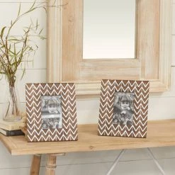 Brand new π 2 Pack Brown & White Chevron Modern 8" x 9" Frame by Ivory and Iris β¨ 11 Brand new π 2 Pack Brown & White Chevron Modern 8" x 9" Frame by Ivory and Iris β¨ -Cheap Ivory and Iris Store D403424S 5