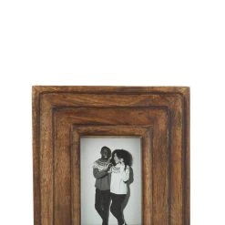 Coupon 🎉 Brown & Whitewashed Mango Wood Vintage Frame Set by Ivory and Iris 🌟 -Cheap Ivory and Iris Store D403431S 9