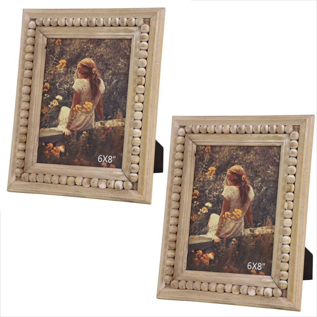 Best Sale 🧨 2 Pack Light Brown Wood Bohemian 9" x 11" Frame by Ivory and Iris 🤩 8 Best Sale 🧨 2 Pack Light Brown Wood Bohemian 9" x 11" Frame by Ivory and Iris 🤩 - Image 8