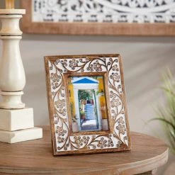 Wholesale 👍 2 Pack Brown Mango Wood Natural 9" x 11" Frame by Ivory and Iris ❤️ -Cheap Ivory and Iris Store D403434S 9