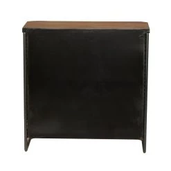 Best reviews of 👏 Industrial Rectangular Brown Wood and Metal Lattice Cabinet, 31” x 31” x 16” by Ivory and Iris ❤️ -Cheap Ivory and Iris Store D404546S 8