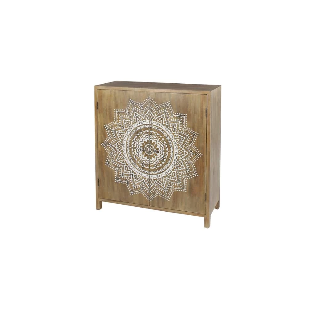 Top 10 π₯° Brown Wood Boho Style Cabinet, 36" x 32" x 14" by Ivory and Iris β¨ 1 Top 10 π₯° Brown Wood Boho Style Cabinet, 36" x 32" x 14" by Ivory and Iris β¨