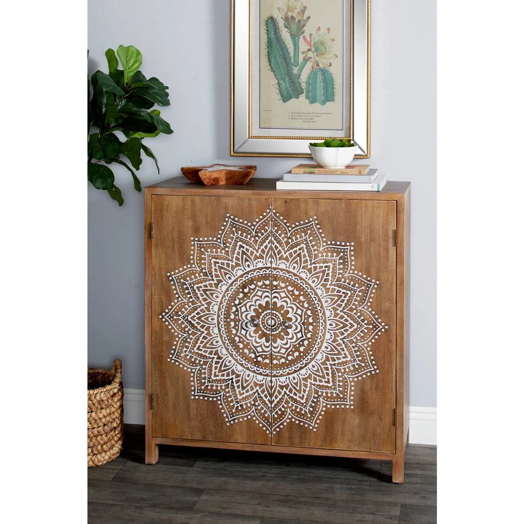 Top 10 π₯° Brown Wood Boho Style Cabinet, 36" x 32" x 14" by Ivory and Iris β¨ 12 Top 10 π₯° Brown Wood Boho Style Cabinet, 36" x 32" x 14" by Ivory and Iris β¨ - Image 12