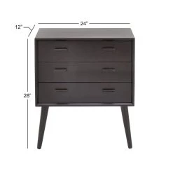 Best deal 🧨 Black Pine Modern Chest, 29" x 24" x 12" by Ivory and Iris 💯 -Cheap Ivory and Iris Store D404579S 5