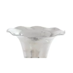 Brand new 🤩 22" Silver Aluminum Traditional Vase by Ivory and Iris 🧨 -Cheap Ivory and Iris Store D404767S 3
